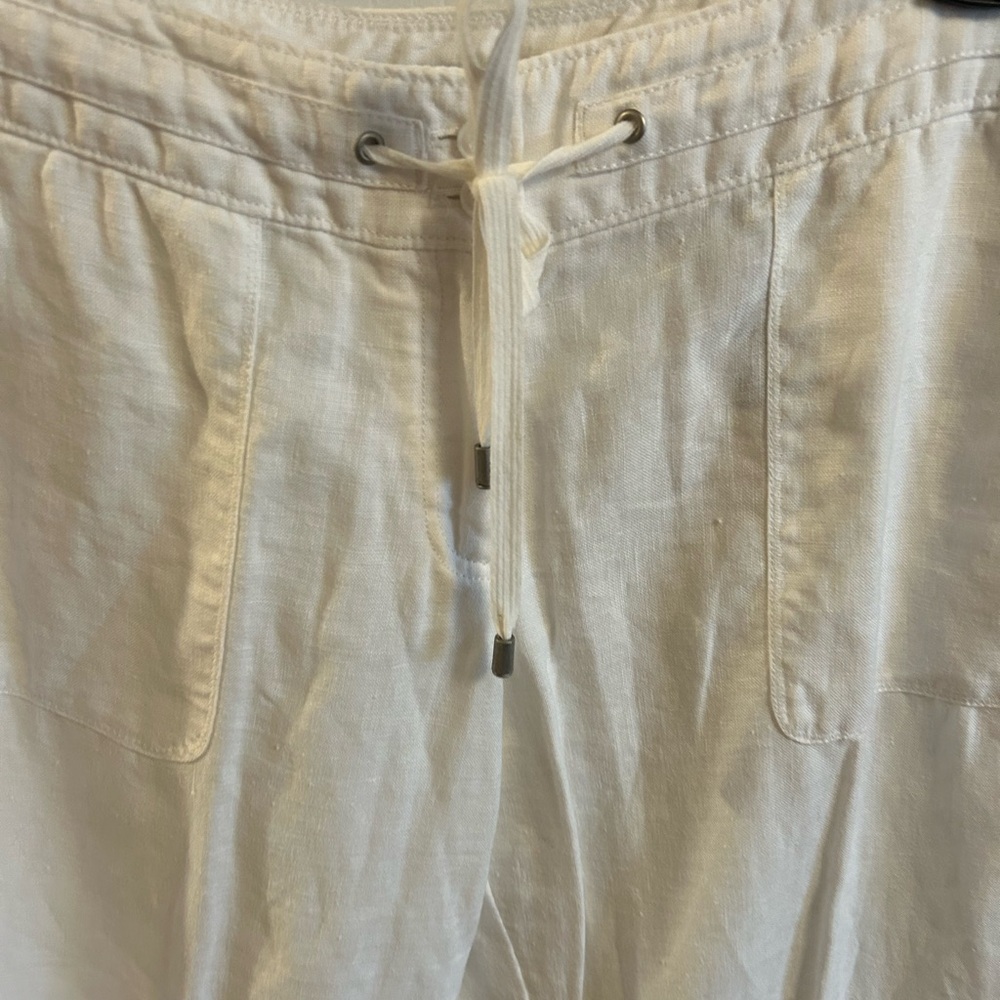 Tommy Bahama White Linen Pants - Picture 2 of 7